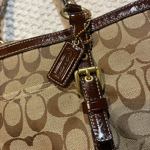 Vintage Coach Signature Brown bag - Picture 2 of 8